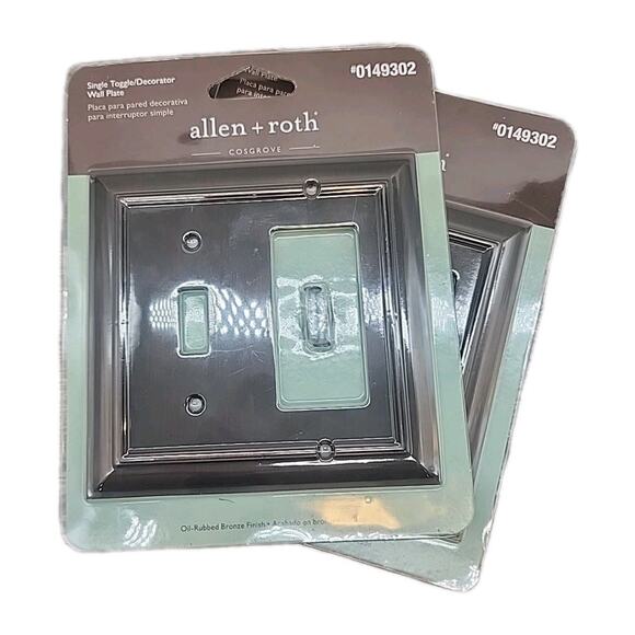 2Pack Allen + Roth Toggle Decorator Combo Plate Cover [97] - Picture 1 of 9